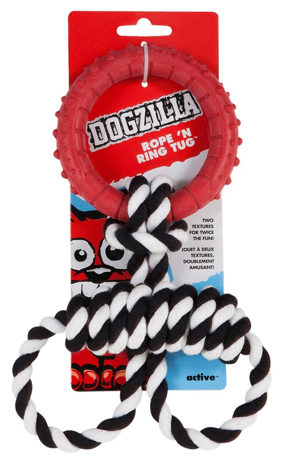 Juguete Para Perro Dogzilla Rope N Ring Tug Jaladera | G.Valkyria - imagen 1