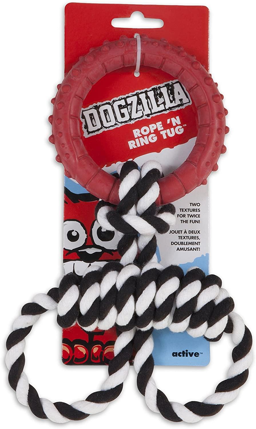 Juguete Para Perro Dogzilla Rope N Ring Tug Jaladera | G.Valkyria - imagen 1