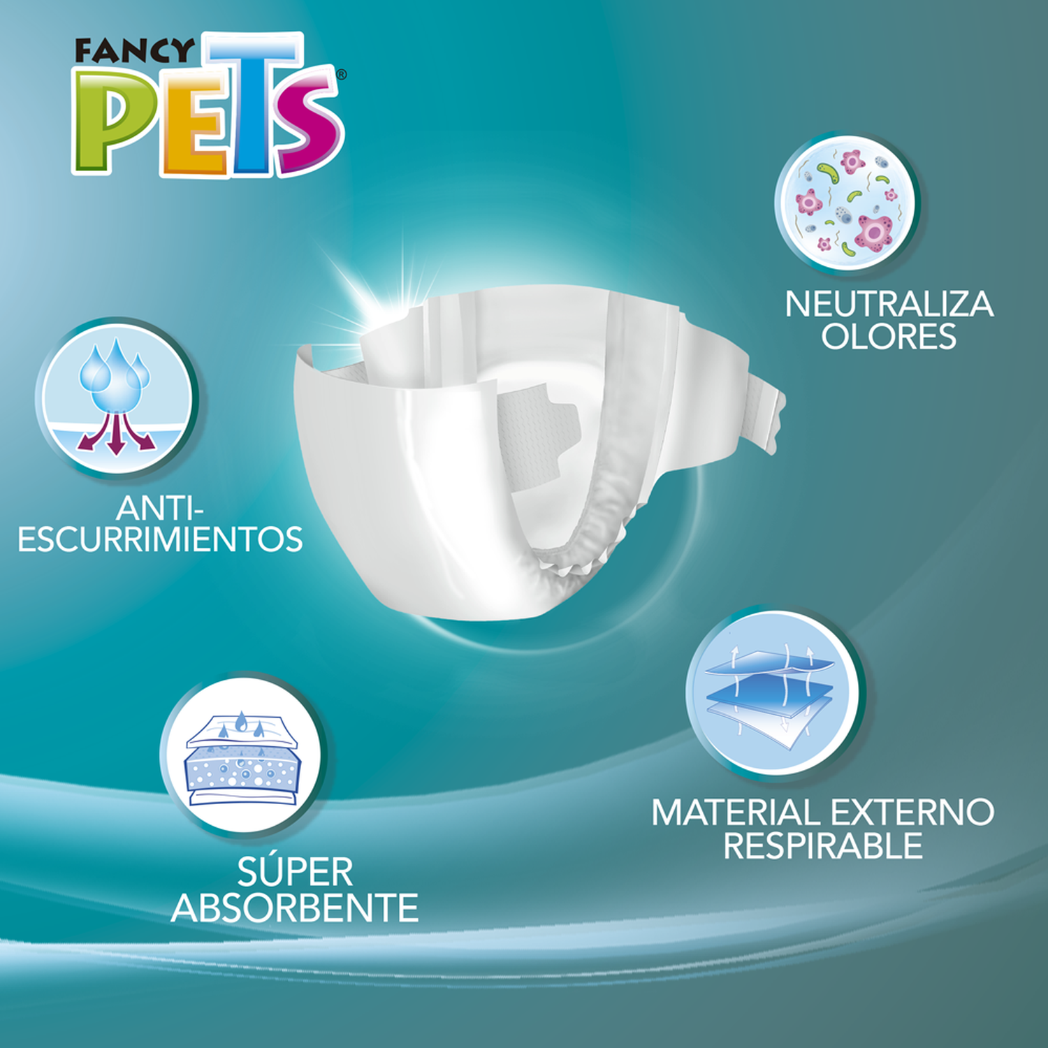 Dry Pet Pañales para perro tamaño extra chico 12 piezas | G.Valkyria - imagen 3