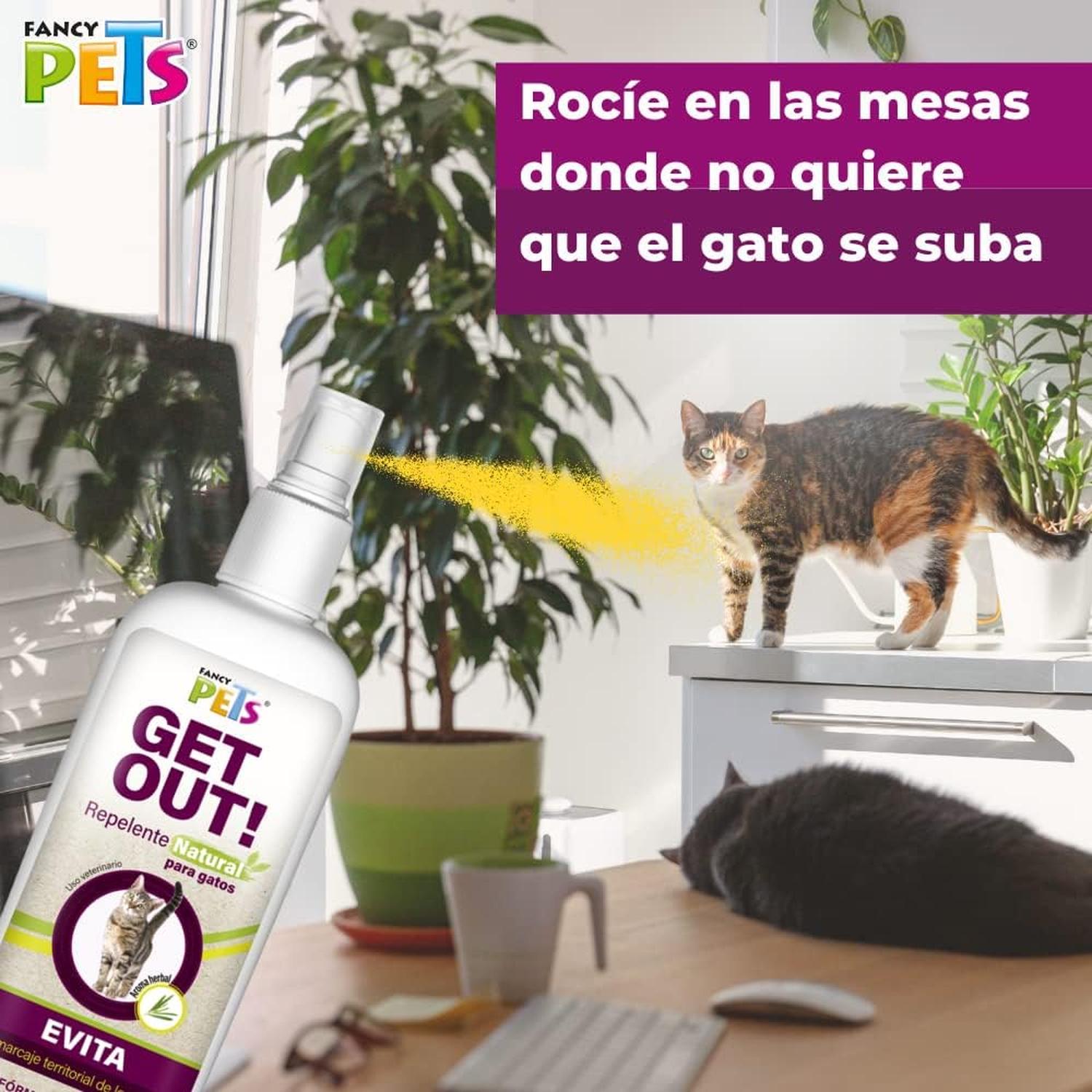 Fancy Pets Repelente natural para gatos evita orina 250 ml