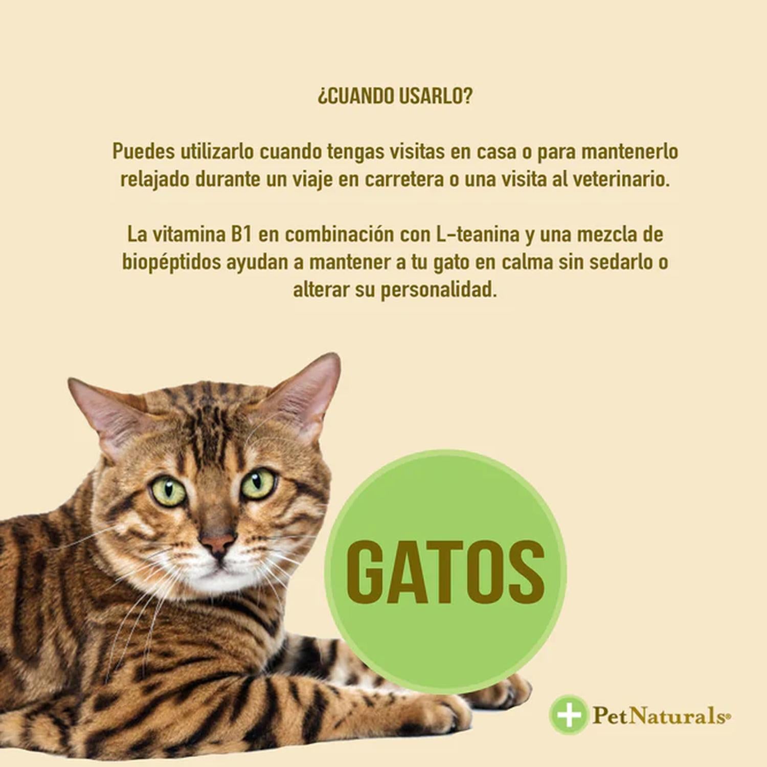 Pet Naturals Calmantes para Gatos masticables 31.5 gr