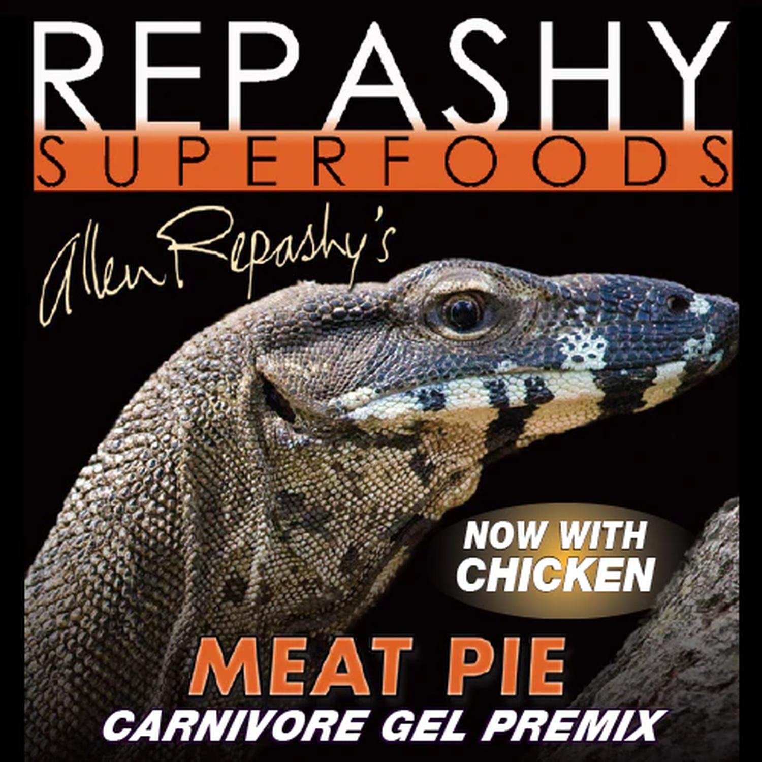 Repashy Meat Pie pre-feed gel monitor, tegu, newt, salamander, escuerzo 85g