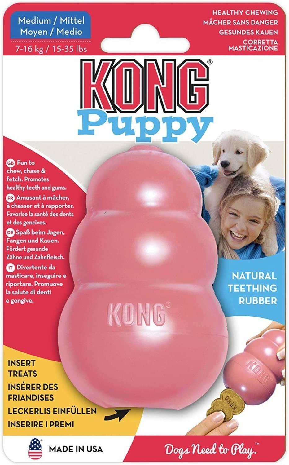 Juguete Kong Puppy Para Cachorros Mediano
