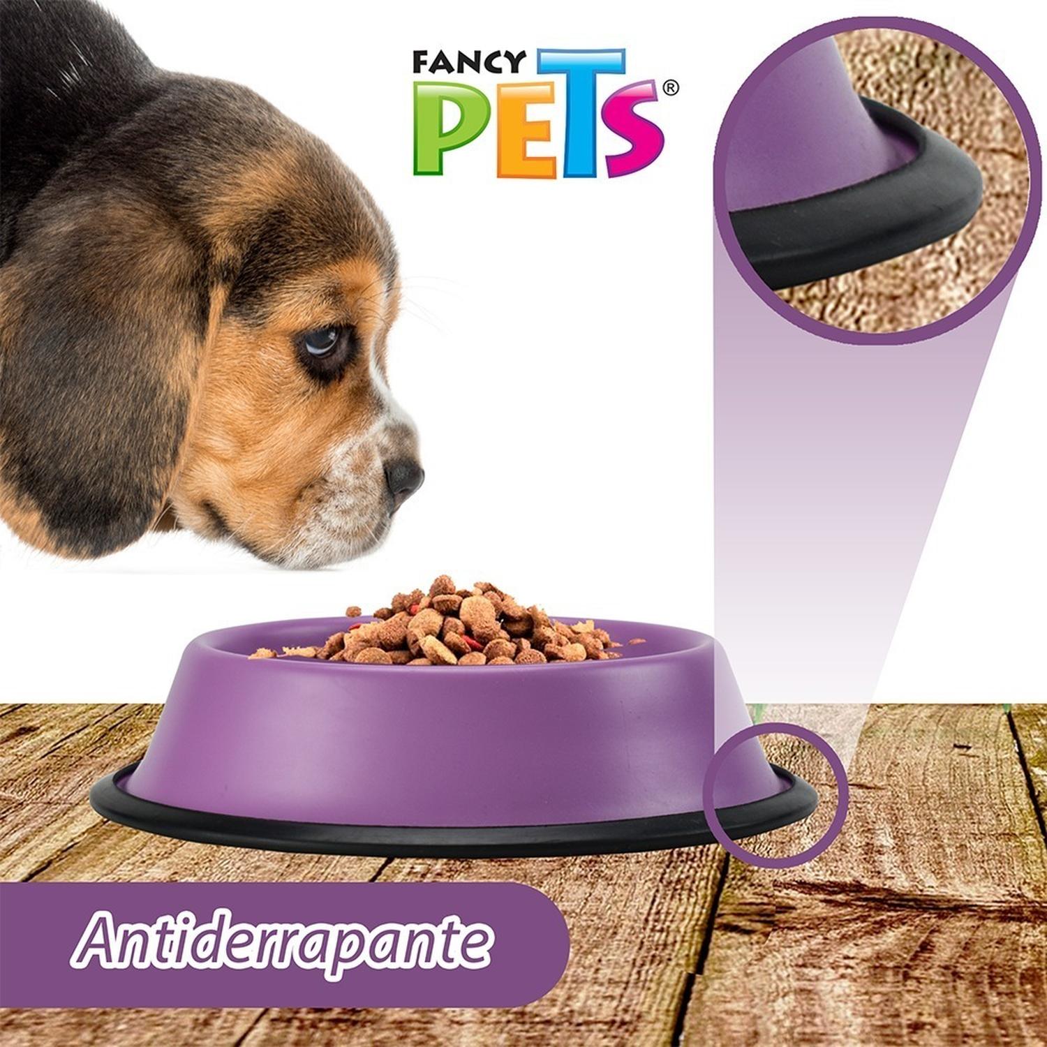 Steel Dog Bowl Assorted Colors 32 Oz