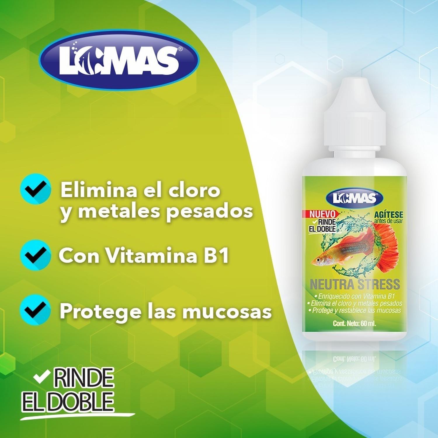 Neutra Stress 60ml Eliminates chlorine and metals protects mucous membranes