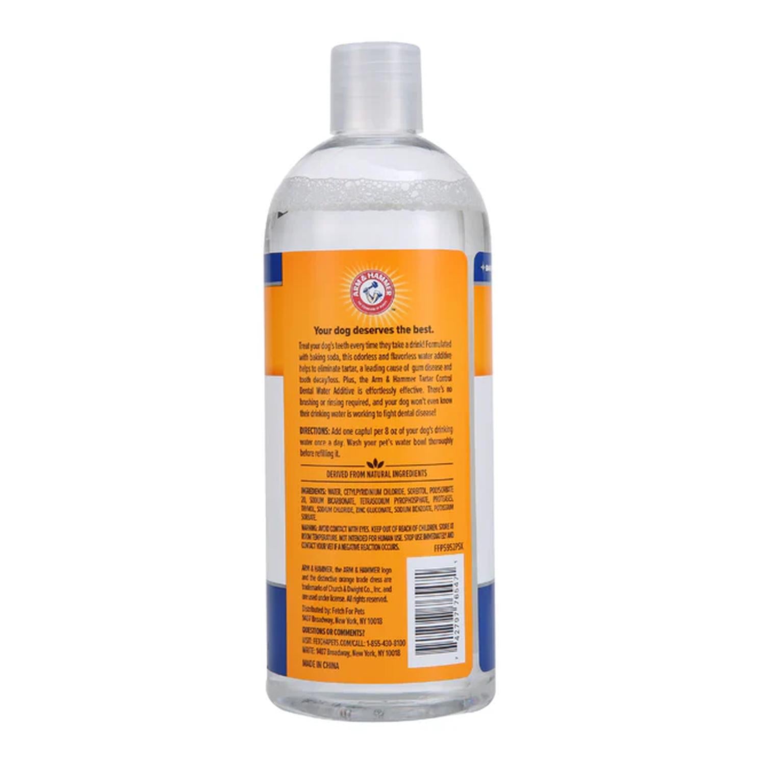 Arm & Hammer Enjuague dental perro tartar control 473ml