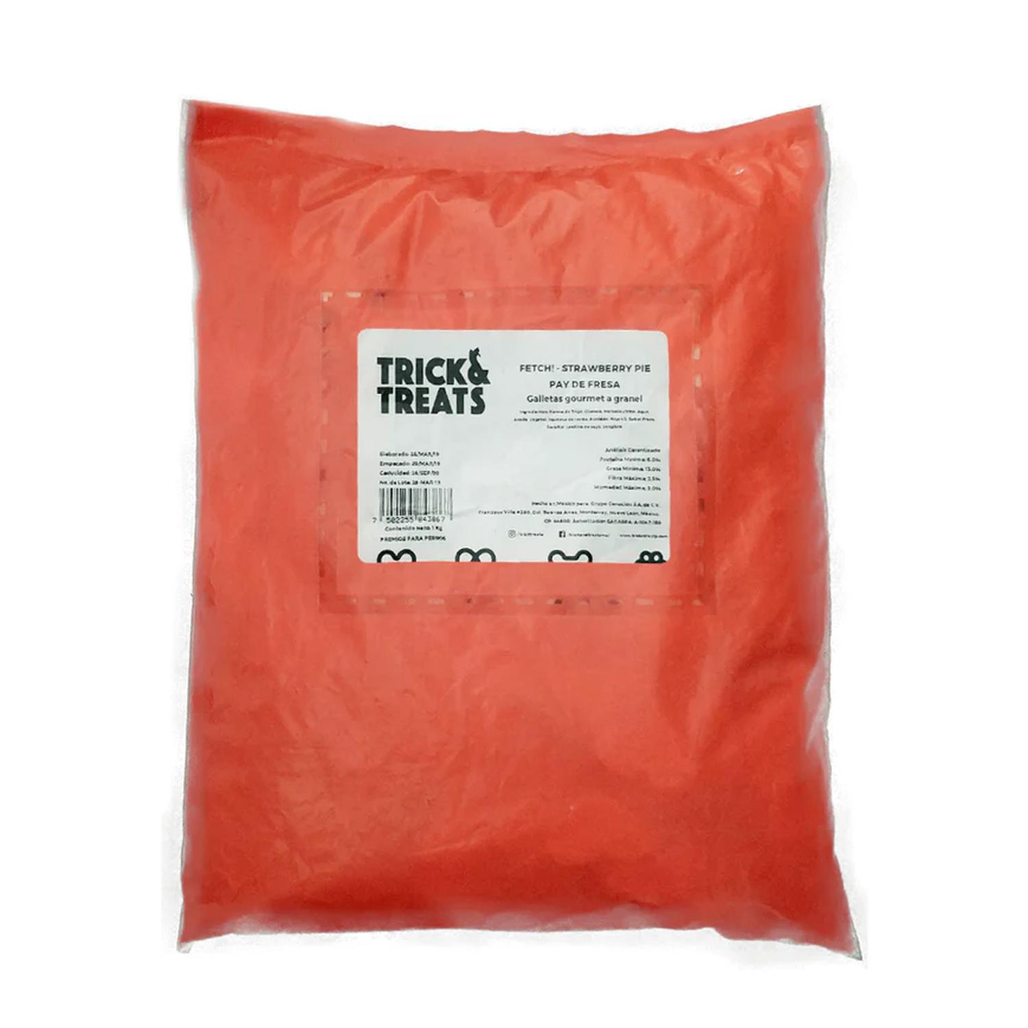 Galleta para perros Trick & Treats Fetch! Pay de Fresa 1kg