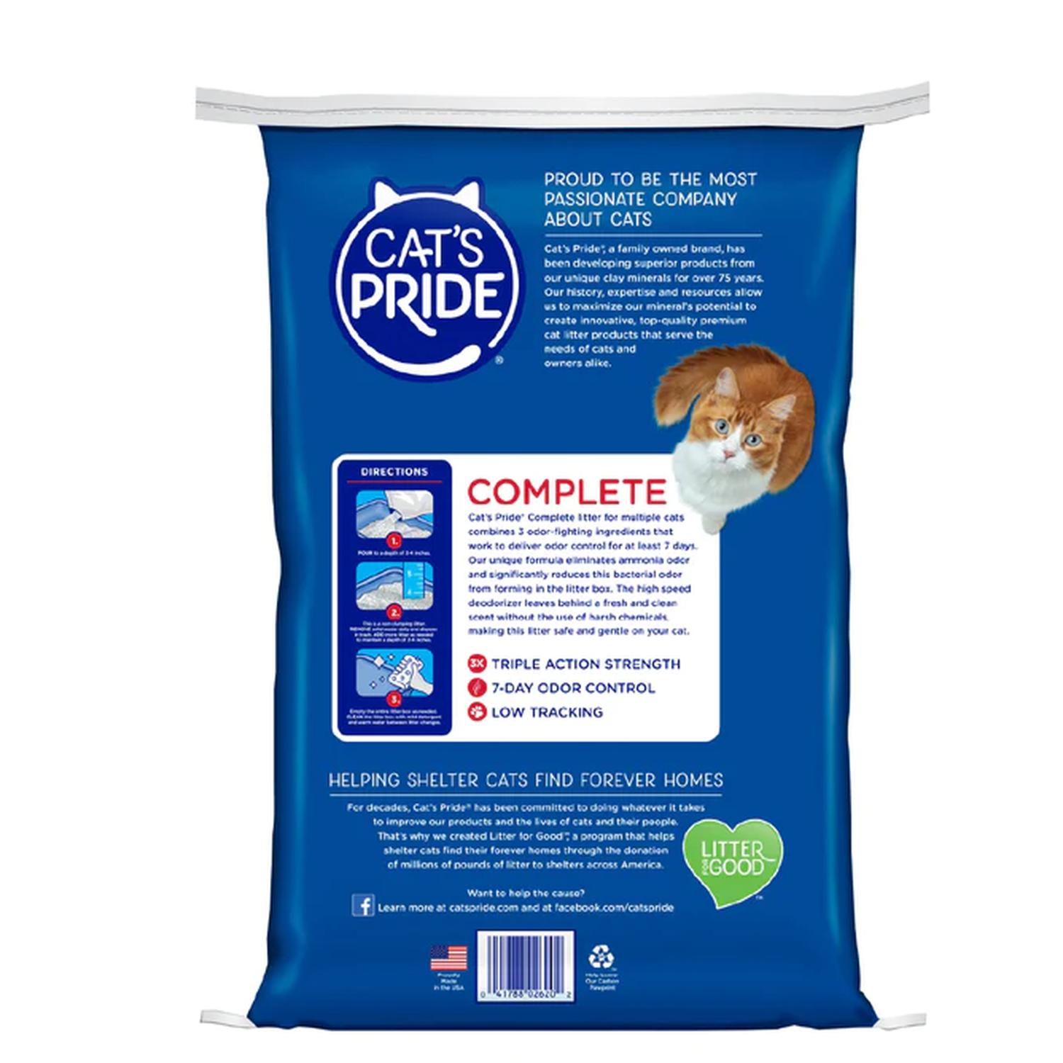 Cat's Pride Complete Arena gatos Elimina olores múltiples gatos