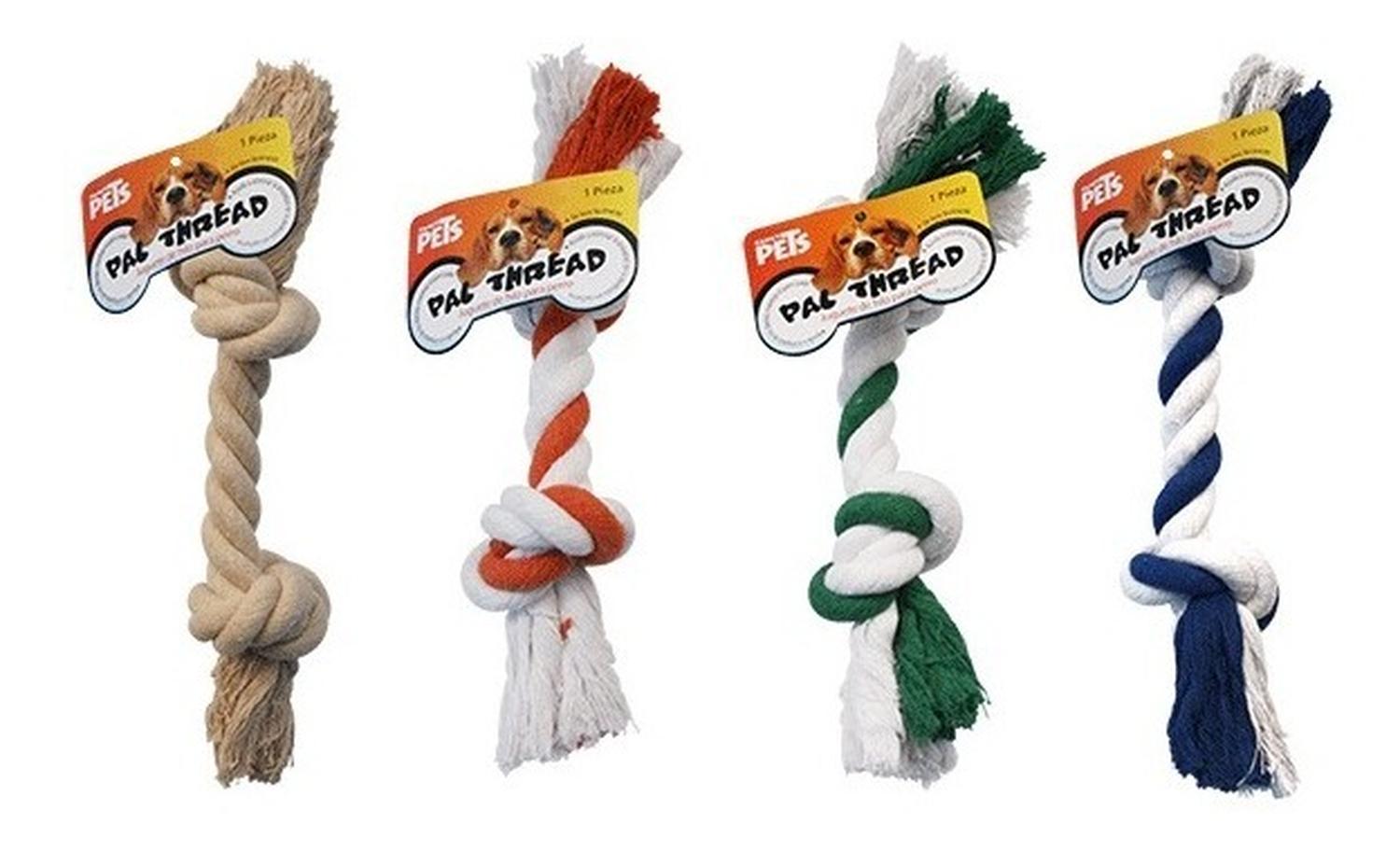 Juguete Hueso De Hilo Colores Surtidos 25 Cm Para Perros