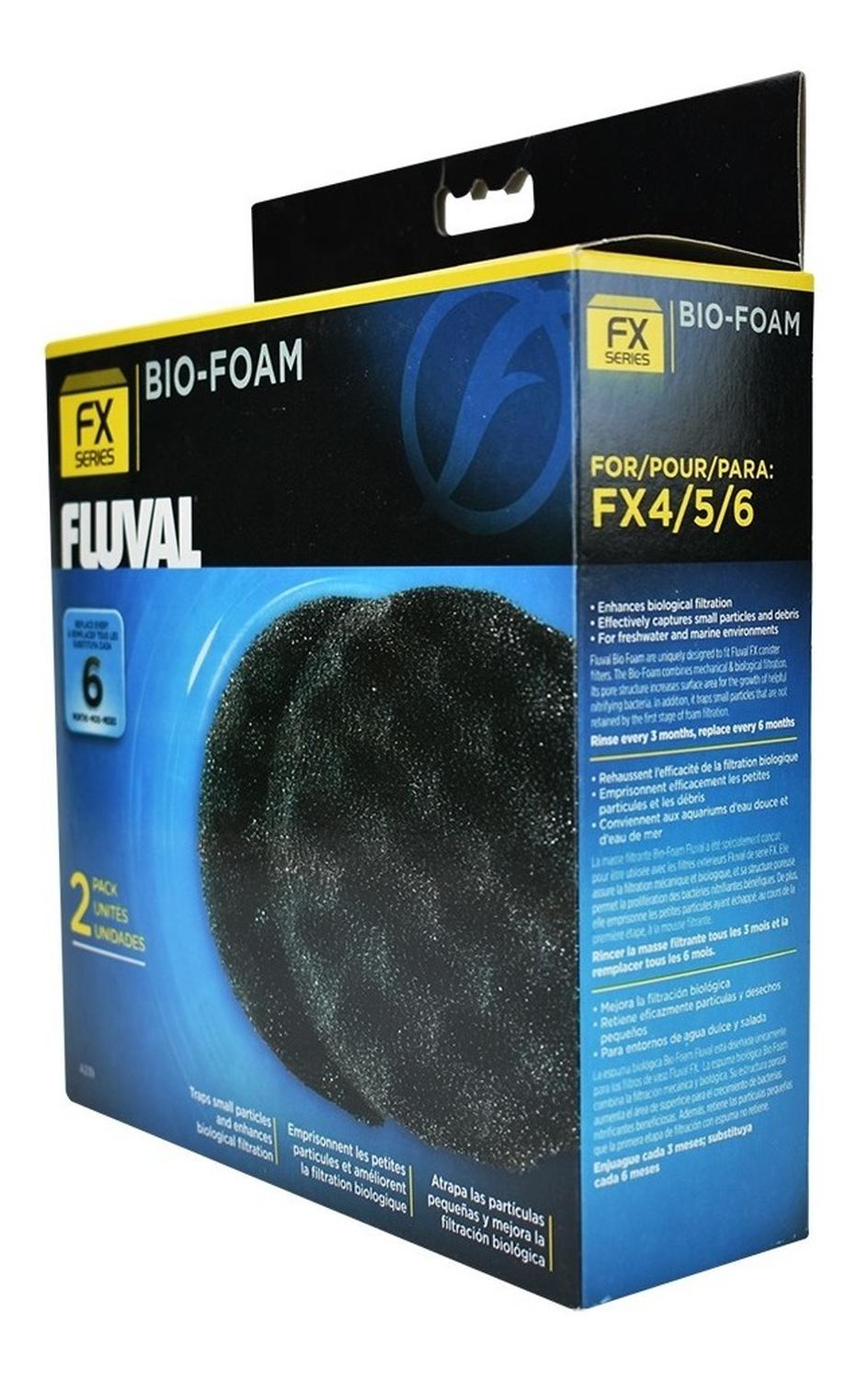 Repuesto Esponja foam Biofoam Carbón Fluval FX4 FX5 FX6