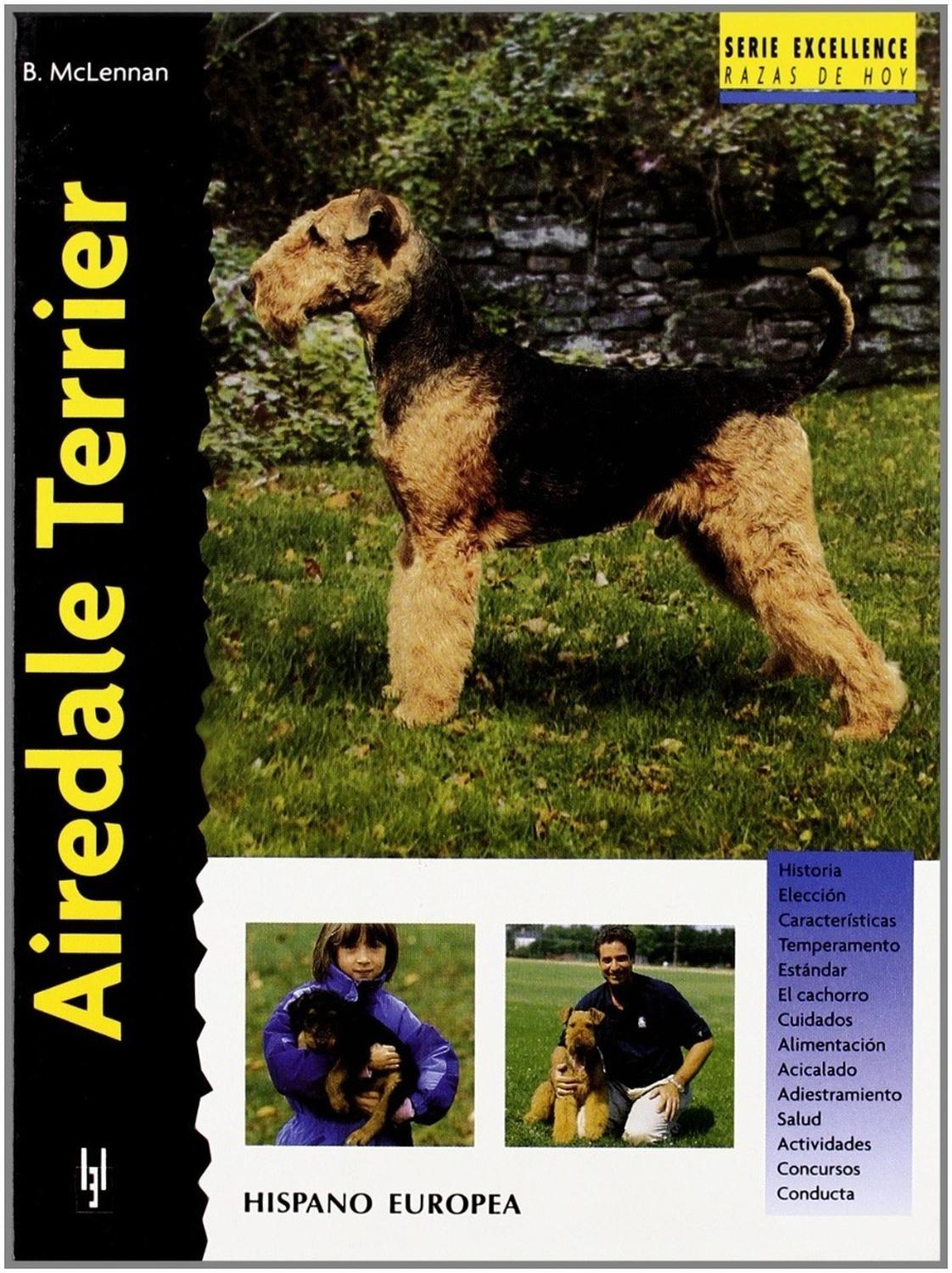 Libro De Raza Excellence Tapa Dura Airedale Terrier de Editorial Hispano Europea | G.Valkyria - imagen 1