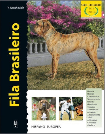 Libro De Raza Excellence Tapa Dura Fila Brasileiro de Editorial Hispano Europea | G.Valkyria - imagen 1