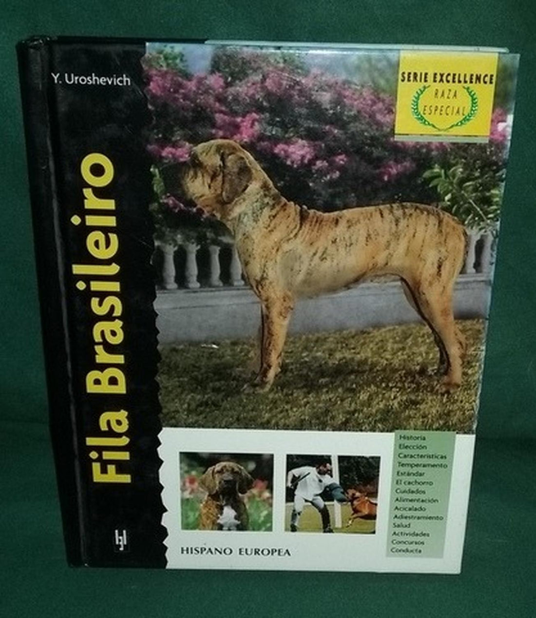Libro De Raza Excellence Tapa Dura Fila Brasileiro de Editorial Hispano Europea | G.Valkyria - imagen 1