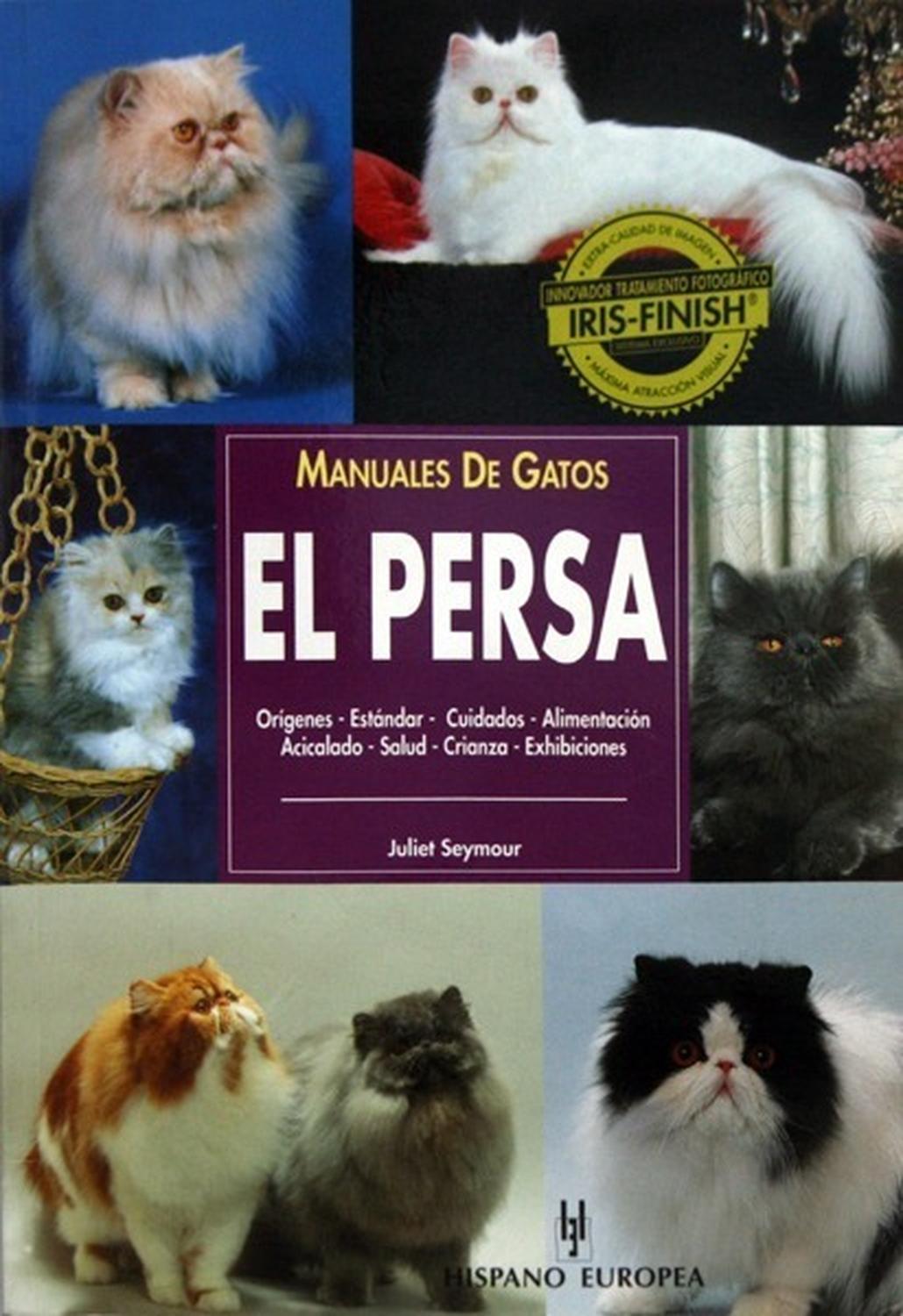 Libro Manual Manuales De Gatos - El Persa de Editorial Hispano Europea | G.Valkyria - imagen 1
