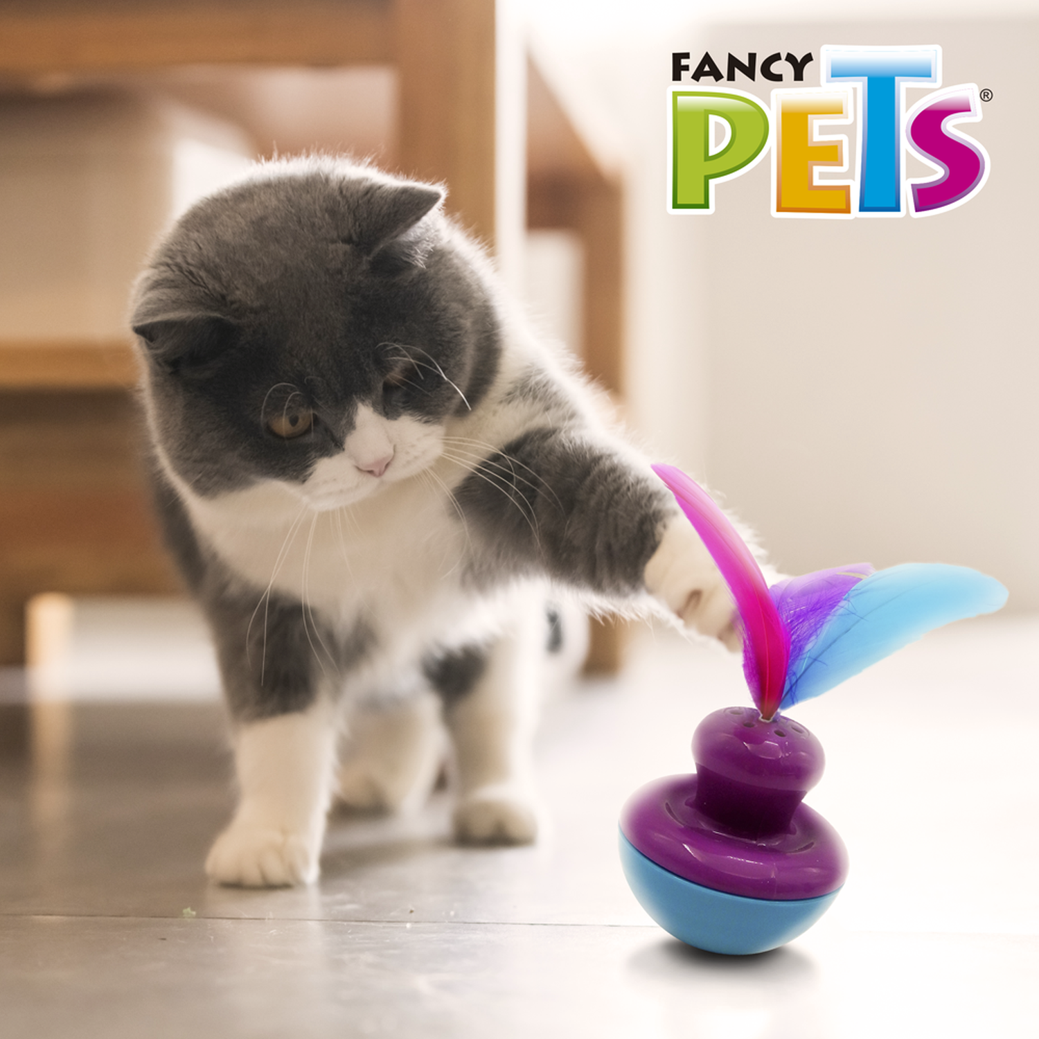 Fancy Pets Juguete gato interactivo hongo travieso Catnip