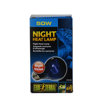 Exo Terra foco para terrario reptiles Night Glo Noche 50w