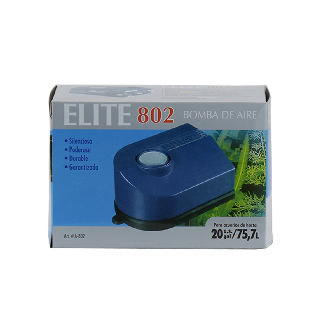 Elite bomba de aire oxigenadora para acuario 802 20 gal-75L | G.Valkyria - imagen 1
