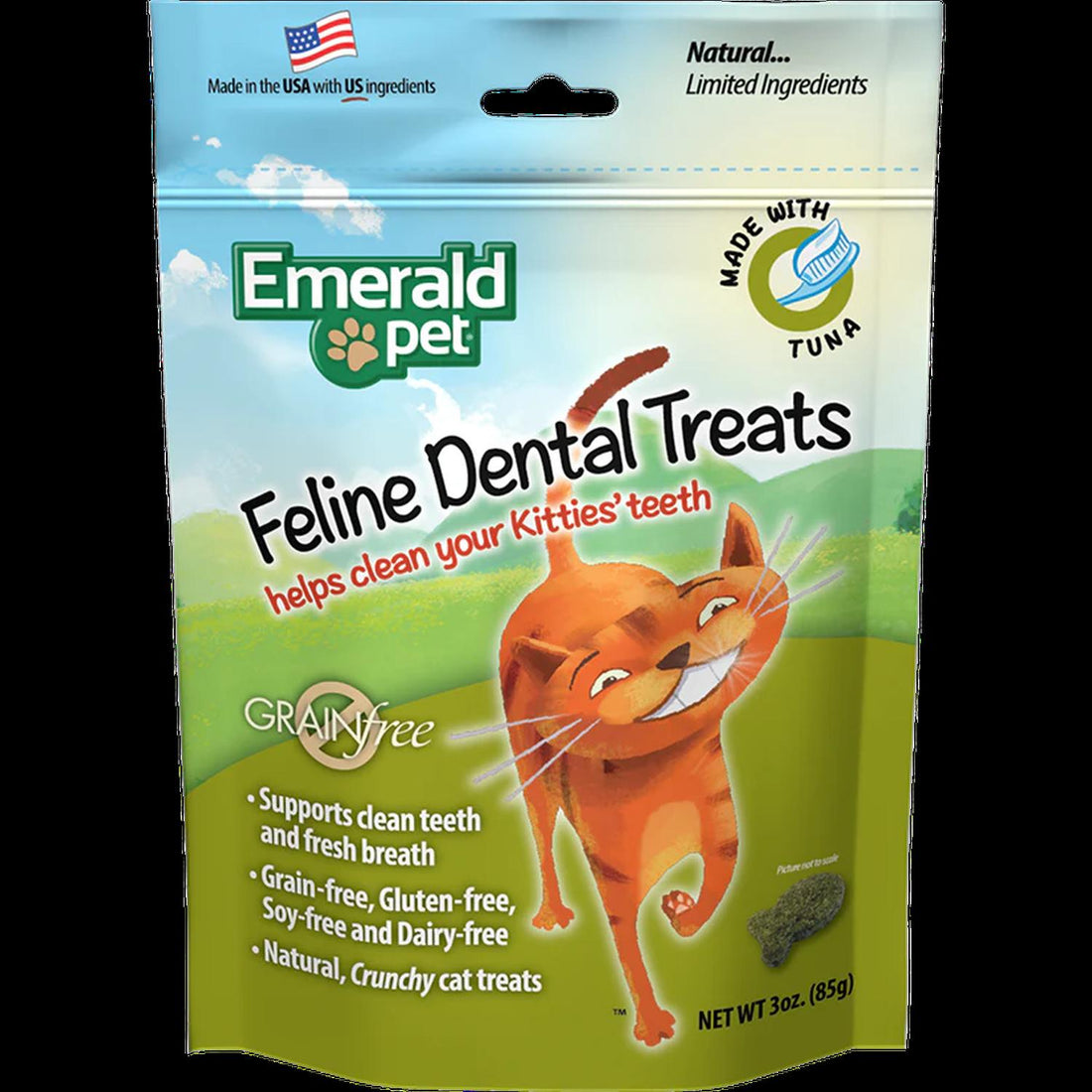 Premio dental para gatos Emerald Pet Smart N' Tasty atún 85g | G.Valkyria - imagen 1