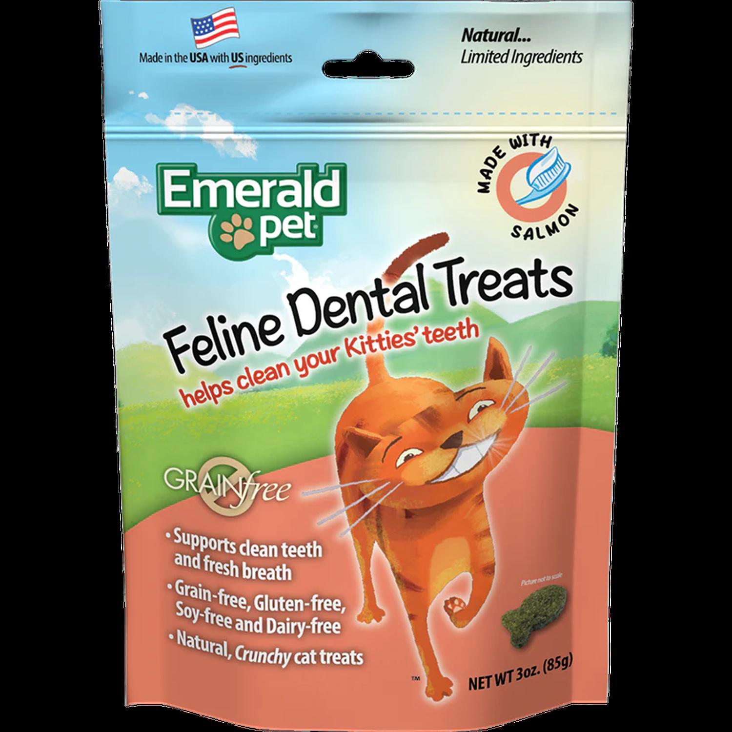 Premio dental para gatos Emerald Pet SmartN'Tasty salmón 85g | G.Valkyria - imagen 1