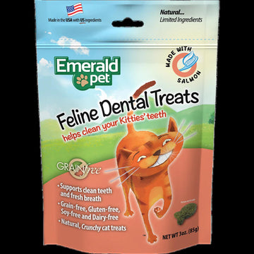 Premio dental para gatos Emerald Pet SmartN'Tasty salmón 85g | G.Valkyria - imagen 1