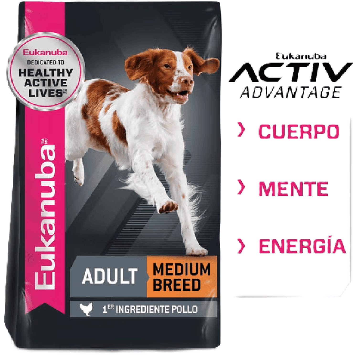 Eukanuba alimento para perro adult raza mediana 2.04kg | G.Valkyria - imagen 3