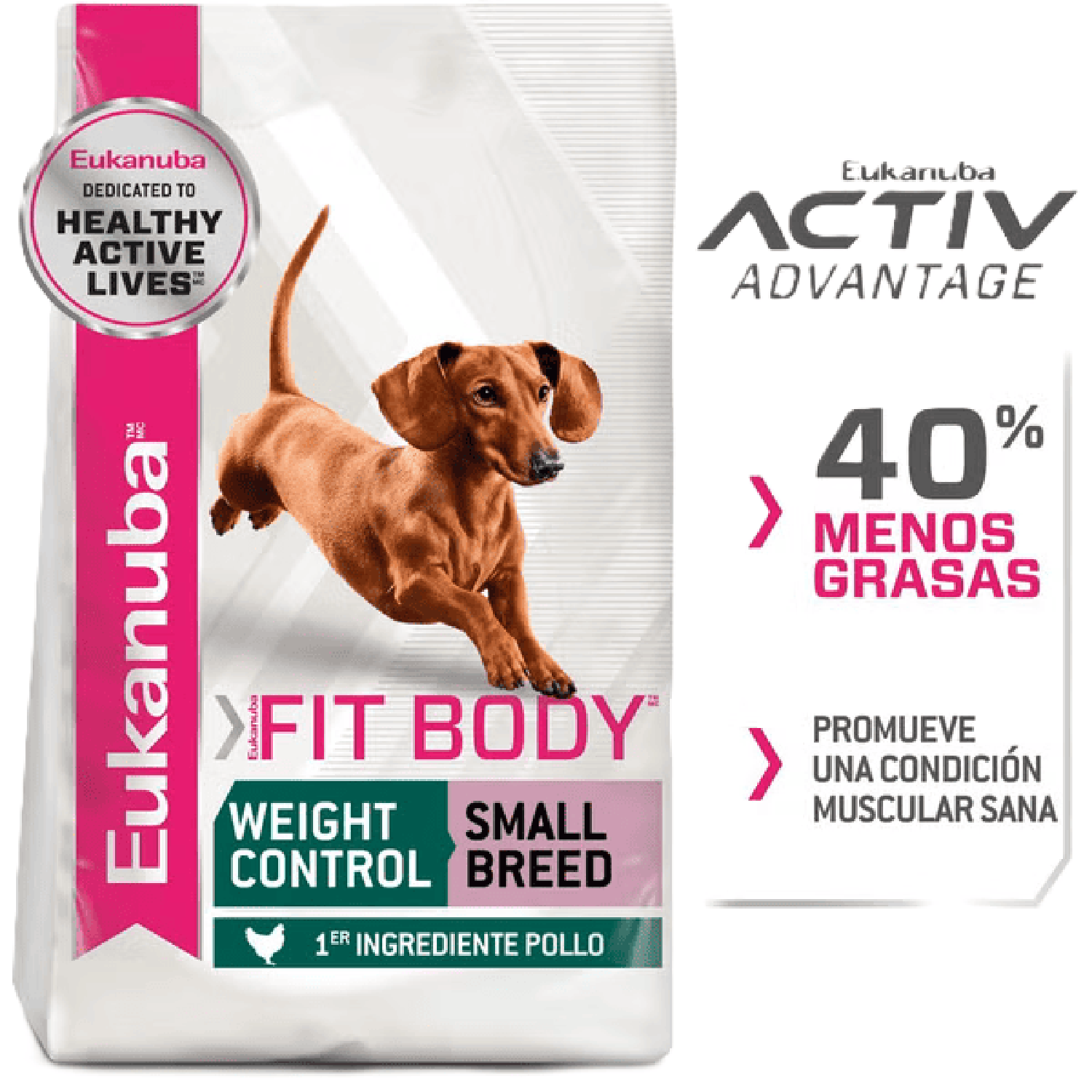 Eukanuba alimento para perro fit body raza pequeña 6.81kg | G.Valkyria - imagen 4