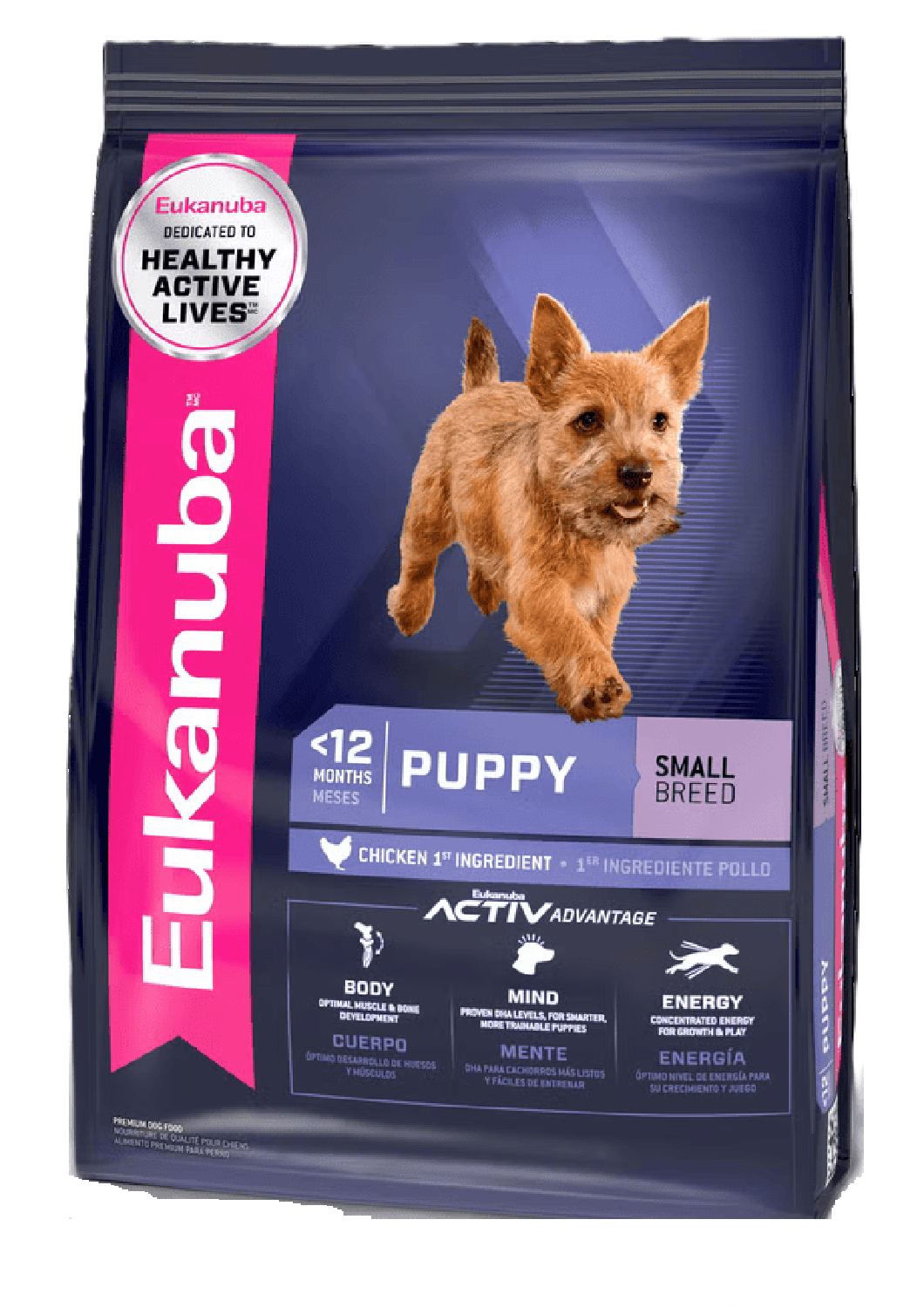Eukanuba alimento para perro puppy raza pequeña 2.04kg | G.Valkyria - imagen 1