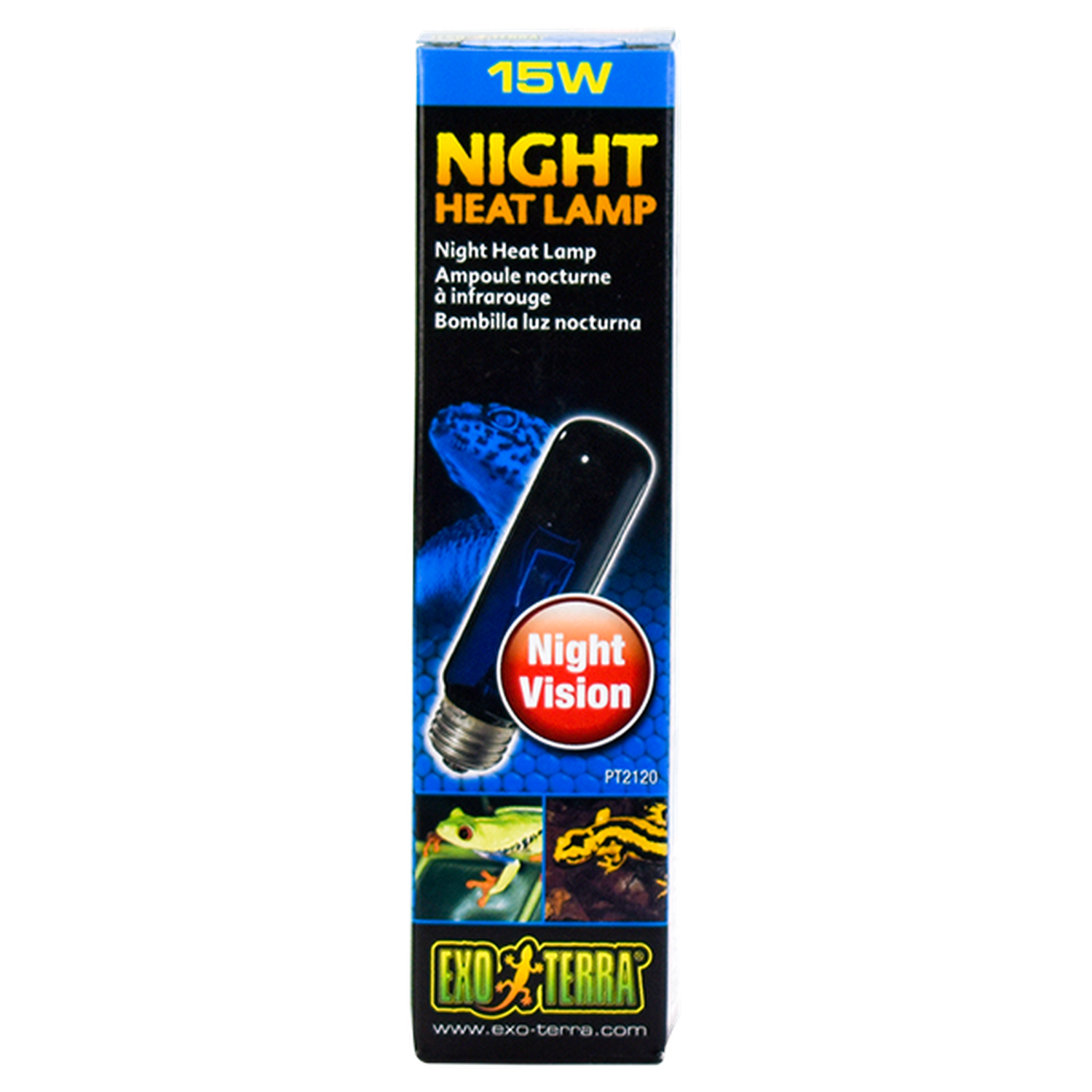 Exo Terra foco para terrario reptiles Night Glo Noche 15w de Exo-Terra | G.Valkyria - imagen 1