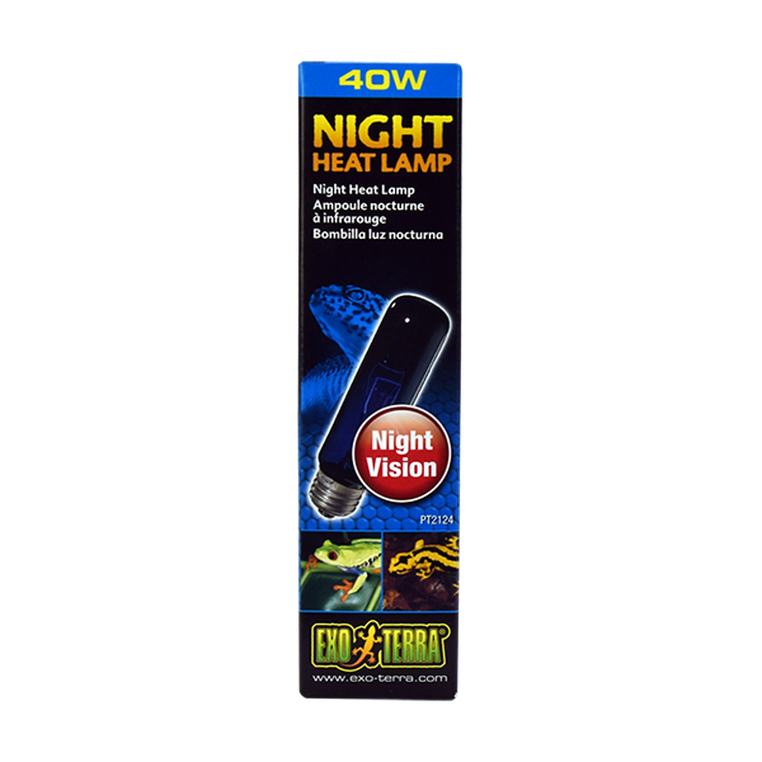 Exo Terra foco para terrario reptiles Night Glo Noche 40w de Exo-Terra | G.Valkyria - imagen 1