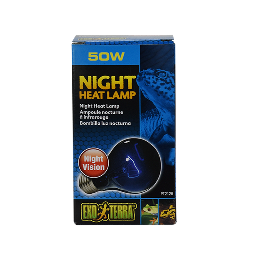 Exo Terra foco para terrario reptiles Night Glo Noche 50w de Exo-Terra | G.Valkyria - imagen 1