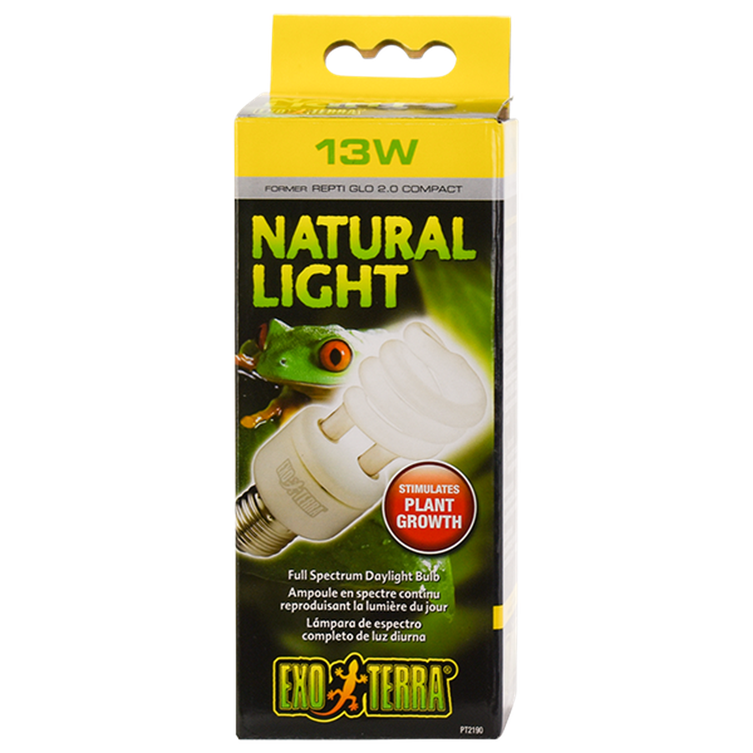 Exo Terra foco para terrario reptiles Repti Glo 2.0 13w natural de Exo-Terra | G.Valkyria - imagen 1