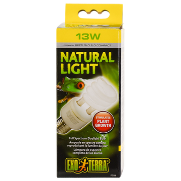 Exo Terra foco para terrario reptiles Repti Glo 2.0 13w natural de Exo-Terra | G.Valkyria - imagen 1