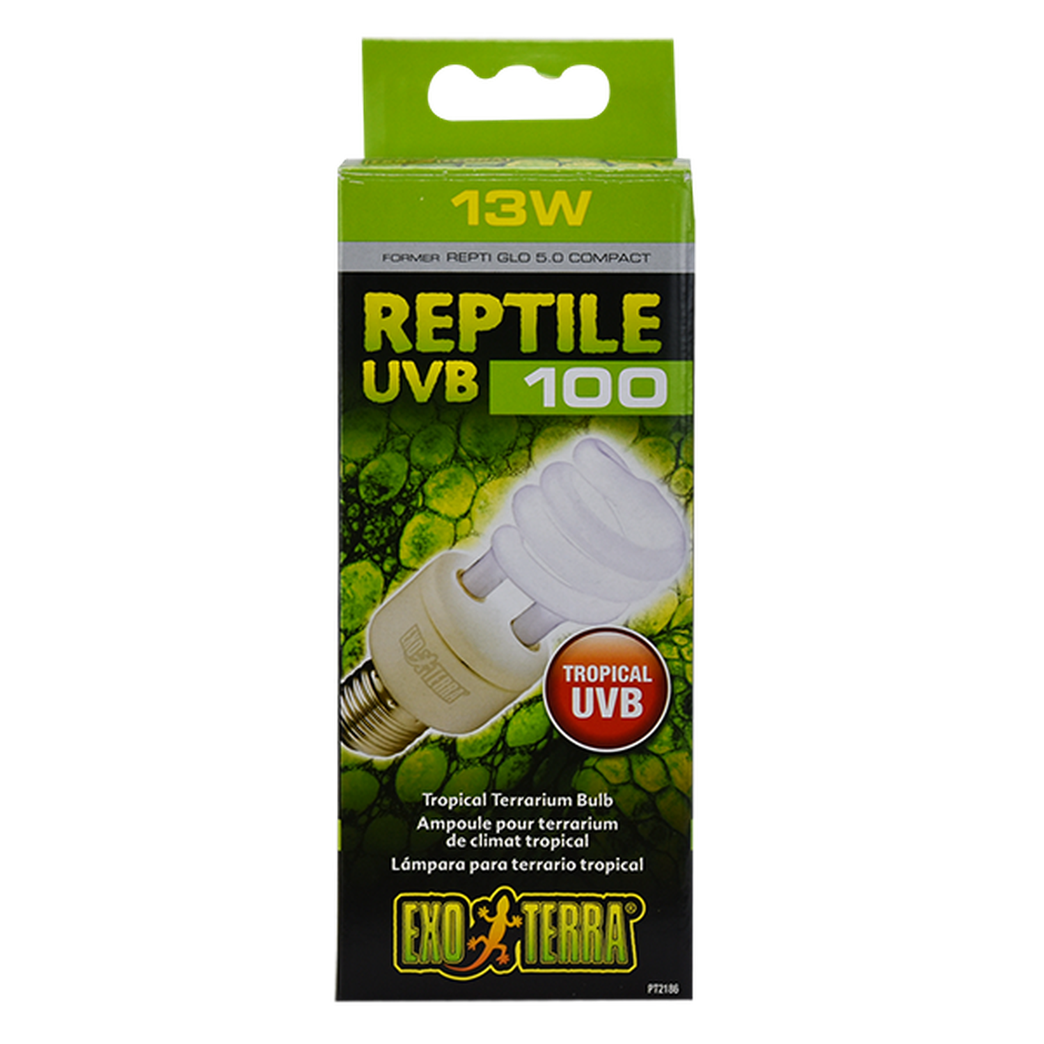 Exo Terra foco para terrario reptiles Repti Glo 5.0 13w UVB 100 de Exo-Terra | G.Valkyria - imagen 2