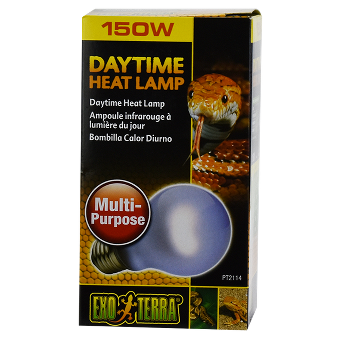 Exo Terra foco para terrario reptiles Sun Glo Day Time 150w de Exo-Terra | G.Valkyria - imagen 1