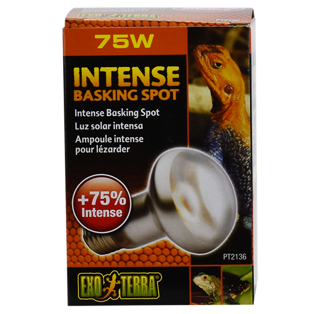 Exo Terra foco para terrario reptiles Sun Glo Tight Beam 75w de Exo-Terra | G.Valkyria - imagen 1