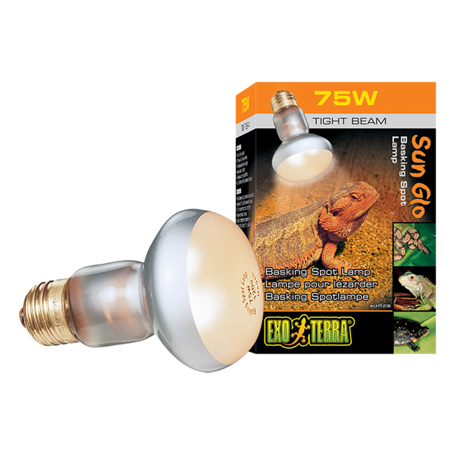 Exo Terra foco para terrario reptiles Sun Glo Tight Beam 75w de Exo-Terra | G.Valkyria - imagen 3