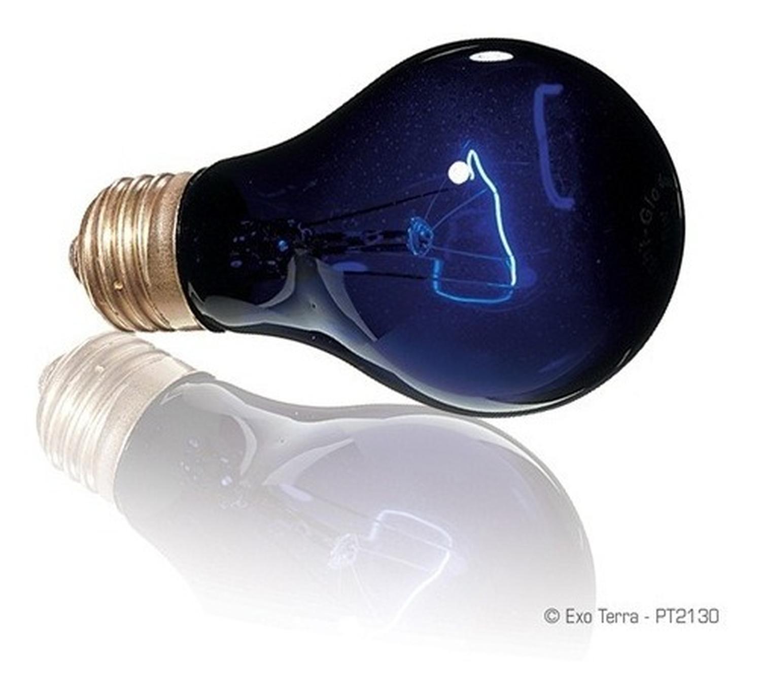 Foco Exo-Terra para reptiles terrarios luz de luna 75w noche | G.Valkyria - imagen 1