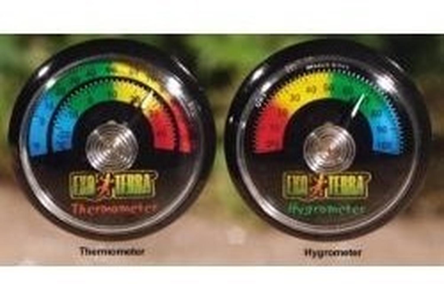 Rept-o-meter Higrometro De Reloj Exo Terra Mide Humedad de Exo-Terra | G.Valkyria - imagen 5