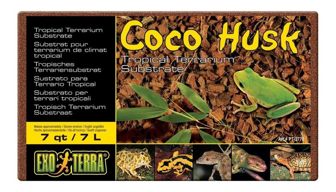 Sustrato Cascara Coco Reptiles Exo Terra Ladrillo Coco Husk de Exo-Terra | G.Valkyria