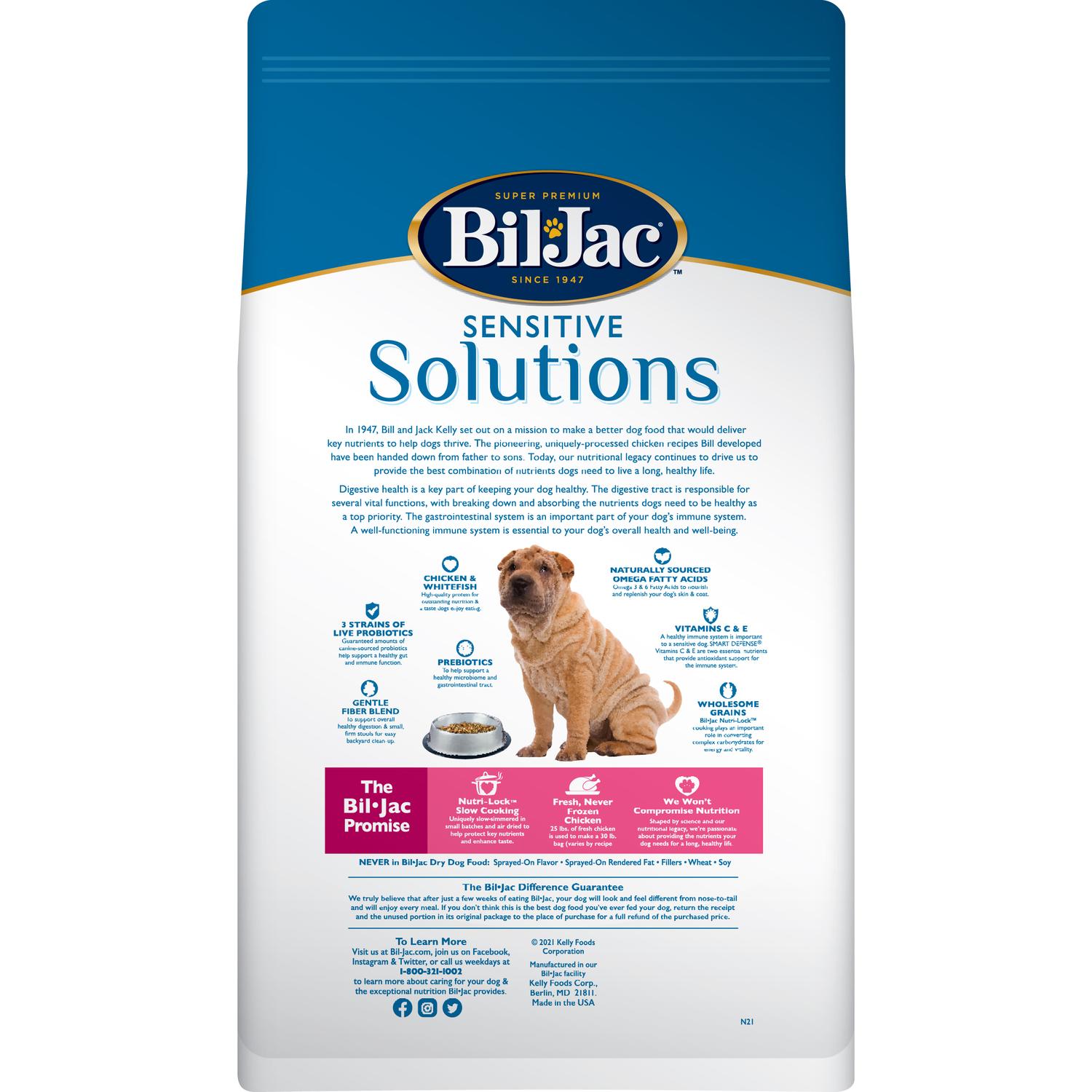 Bil-Jac Alimento perro 2.72kg Apoyo Digestivo e Inmunológico