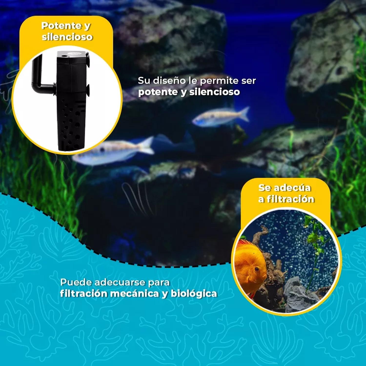 Lomas filtro interno sumergible para acuario Aqua-Jet Mini 25L