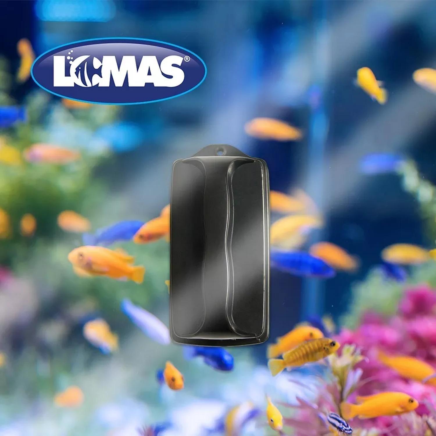 Lomas limpiador magnetico para acuarios de vidrio mediano