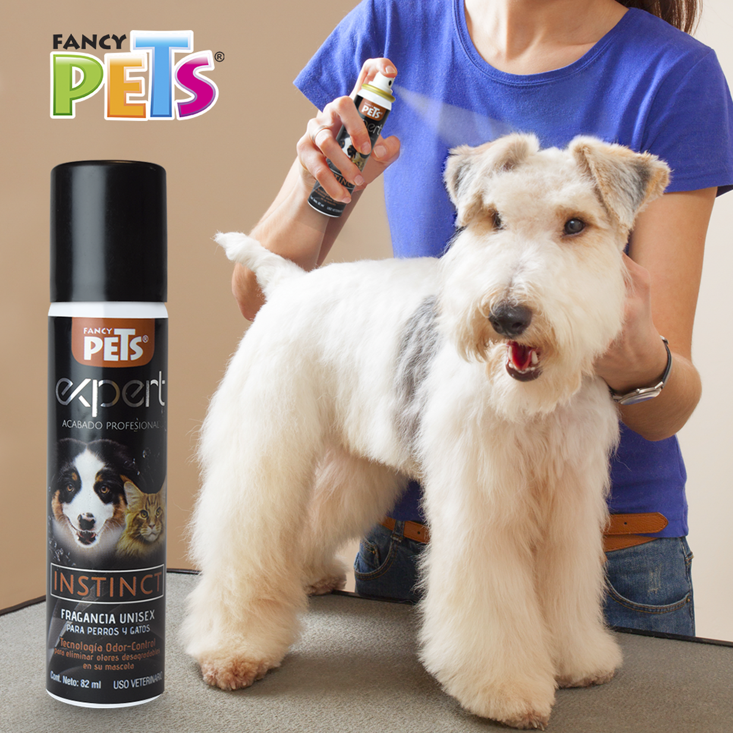 Fancy pets fragancia con inhibidor olores perro y gato 82ml