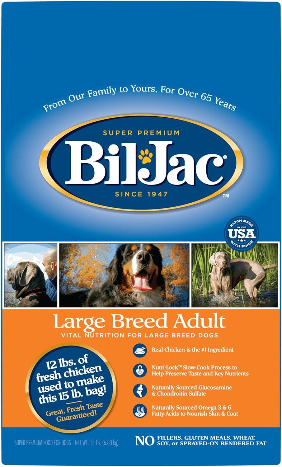 Bil-Jac alimento perro adulto raza grande 6.80 kg