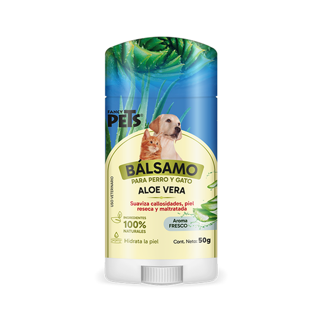 Fancy Pets Bálsamo perro gato aloe vera cojinetes y nariz | G.Valkyria - imagen 1