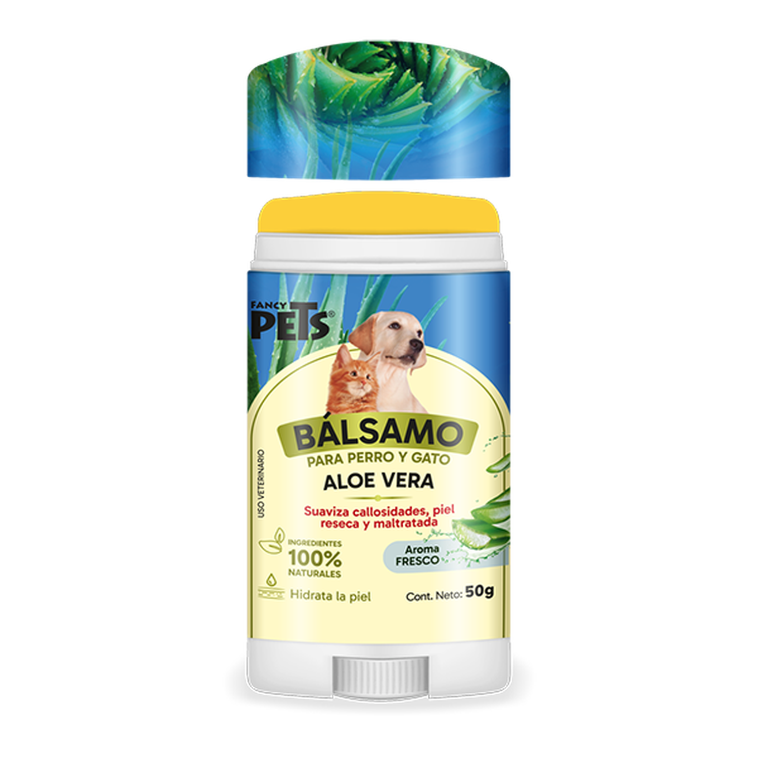 Fancy Pets Bálsamo perro gato aloe vera cojinetes y nariz | G.Valkyria - imagen 4