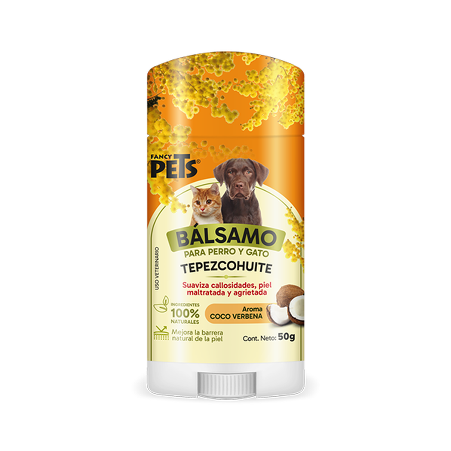 Fancy Pets Bálsamo perro gato tepezcohuite cojinetes y nariz | G.Valkyria - imagen 1