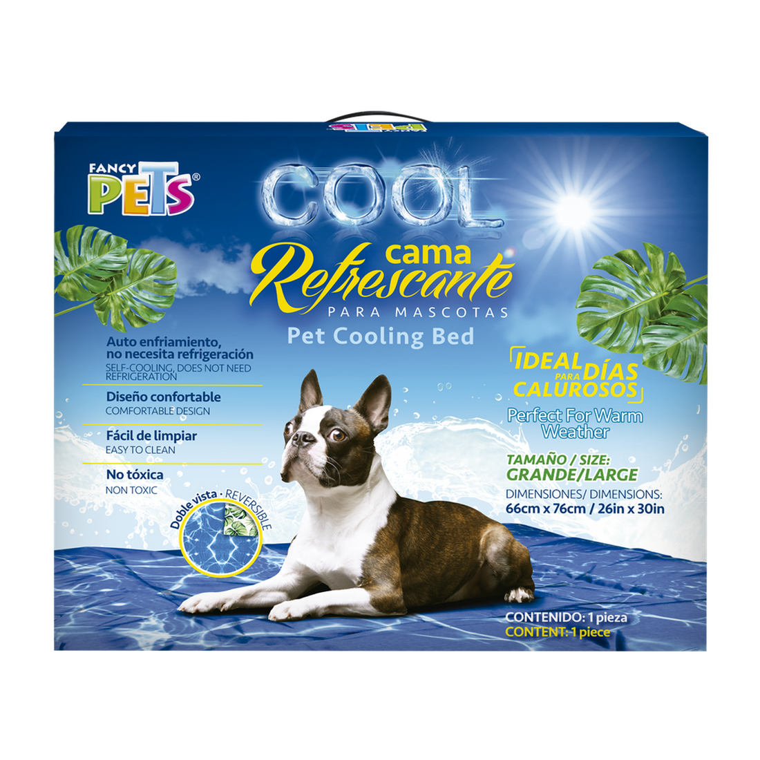 Cama refrescante para perros clima caliente tamaño grande de Fancy Pets | G.Valkyria - imagen 1