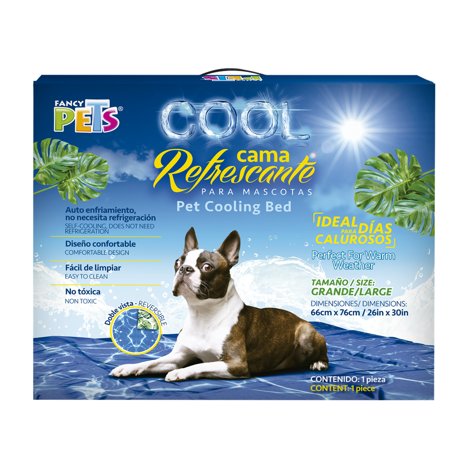 Cama refrescante para perros clima caliente tamaño grande de Fancy Pets | G.Valkyria - imagen 1