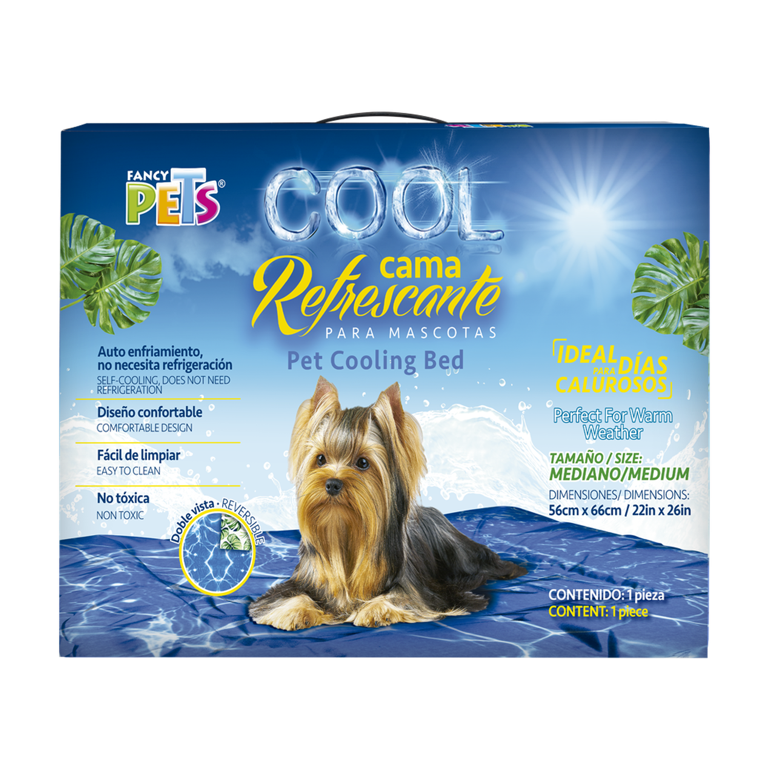 Cama refrescante para perros clima caliente tamaño mediano de Fancy Pets | G.Valkyria - imagen 1